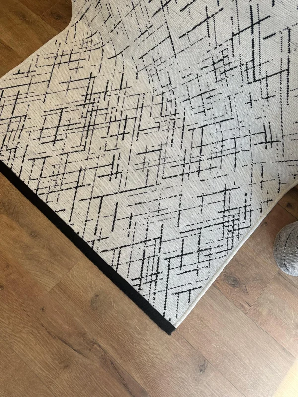 Destan Halı Ürgüp 6007 Kemik Kaymaz Tabanlı Yıkanabilir Kilim