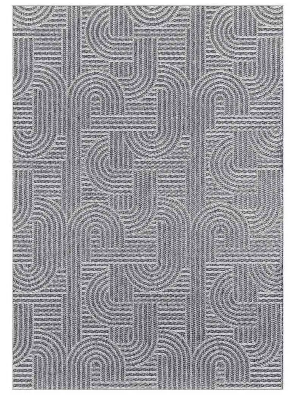 Destan Halı Vanity Düz Gri-Koyu Gri Leke Tutmaz Ve Dayanıklı Sisal Mutfak Koridor Halısı