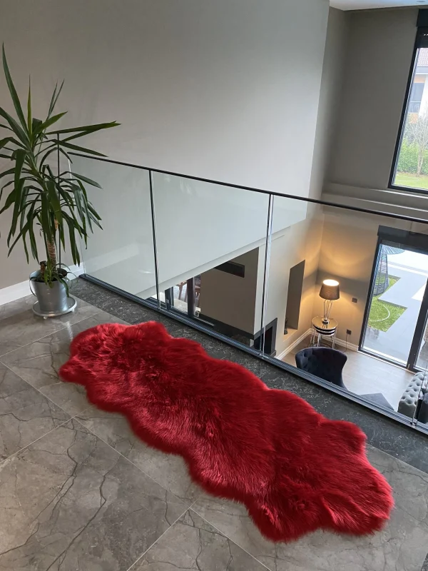 Destan Home APOST Premium Yumuşak Tabanlı Halı Kırmızı