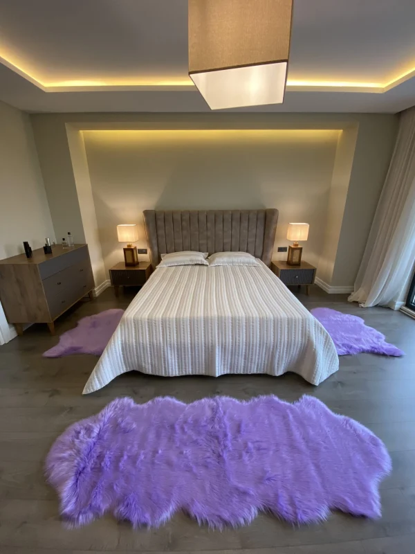 Destan Home APOST Premium Yumuşak Tabanlı Halı Lila