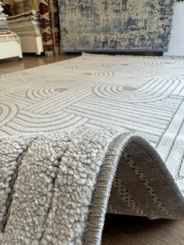 Destan Home London Modern Halı Serisi Açık Gri