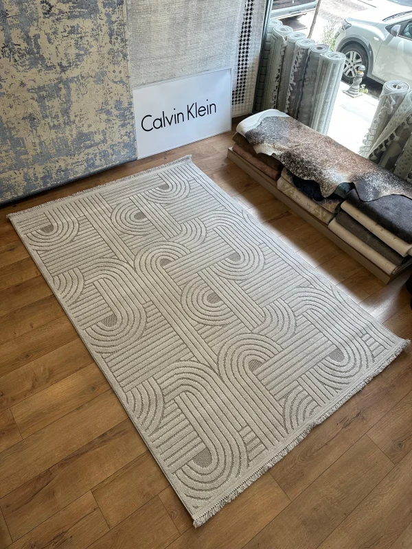 Destan Home London Modern Halı Serisi Açık Gri