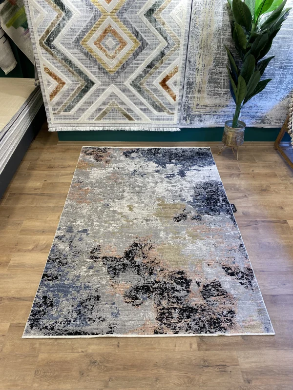 Dolce Vita Halı 100 Tarak Bambu Lusdo 8207 MULTİ Modern Salon Halısı