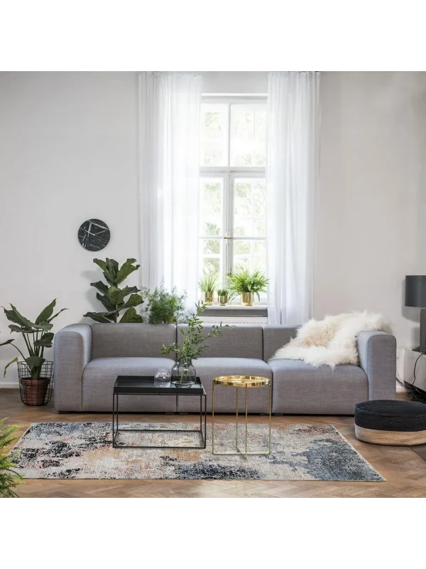 Dolce Vita Halı 100 Tarak Bambu Lusdo 8207 MULTİ Modern Salon Halısı