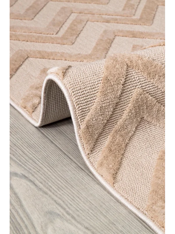 Destan Halı Ipek Lux 11701 Modern İskandinav Hav Toz Vermez Etnik Modern Makine Halısı