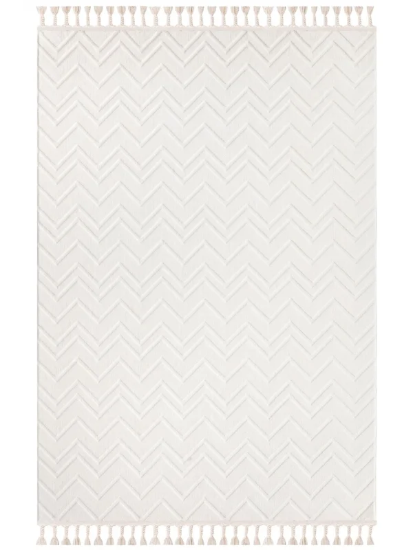 Destan Halı Ipek Lux 11703 Modern İskandinav Hav Toz Vermez Etnik Modern Makine Halısı