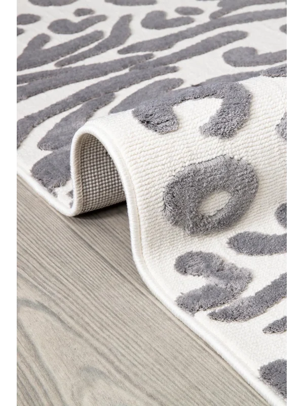 Destan Halı Ipek Lux 11705 Modern İskandinav Hav Toz Vermez Etnik Modern Makine Halısı