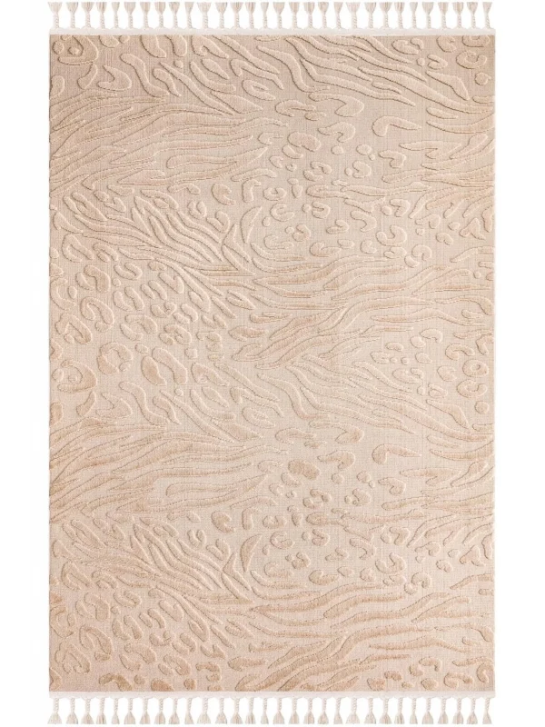 Destan Halı Ipek Lux 11706 Modern İskandinav Hav Toz Vermez Etnik Modern Makine Halısı