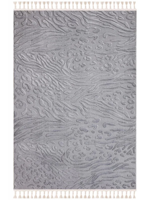 Destan Halı Ipek Lux 11707 Modern İskandinav Hav Toz Vermez Etnik Modern Makine Halısı