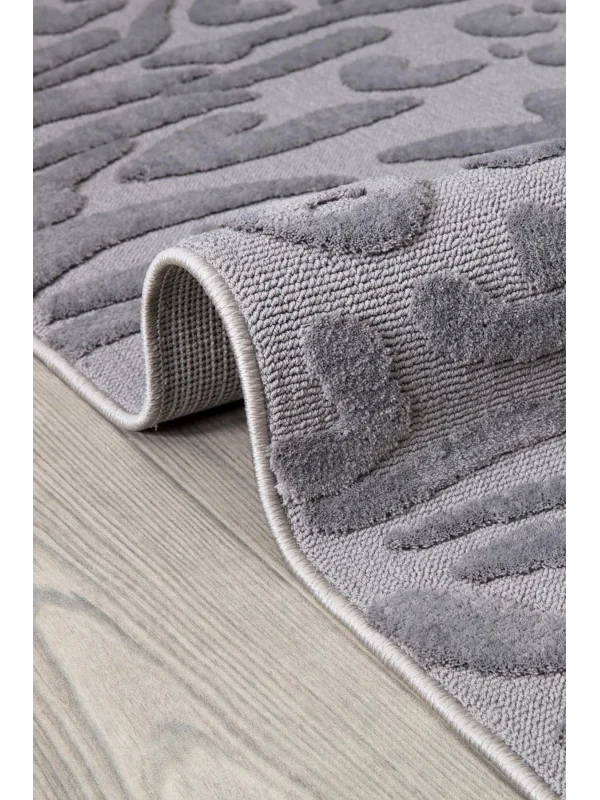 Destan Halı Ipek Lux 11707 Modern İskandinav Hav Toz Vermez Etnik Modern Makine Halısı