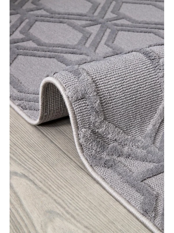 Destan Halı Ipek Lux 11709 Modern İskandinav Hav Toz Vermez Etnik Modern Makine Halısı