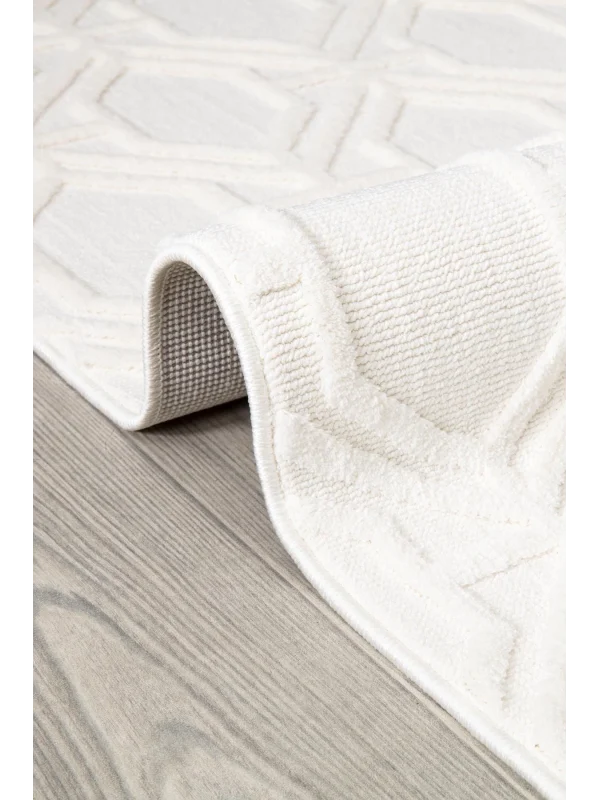 Destan Halı Ipek Lux 11710 Modern İskandinav Hav Toz Vermez Etnik Modern Makine Halısı