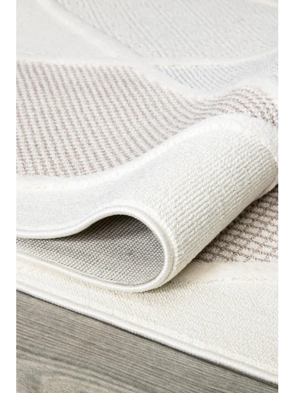 Destan Halı Ipek Lux 11711 Modern İskandinav Hav Toz Vermez Etnik Modern Makine Halısı