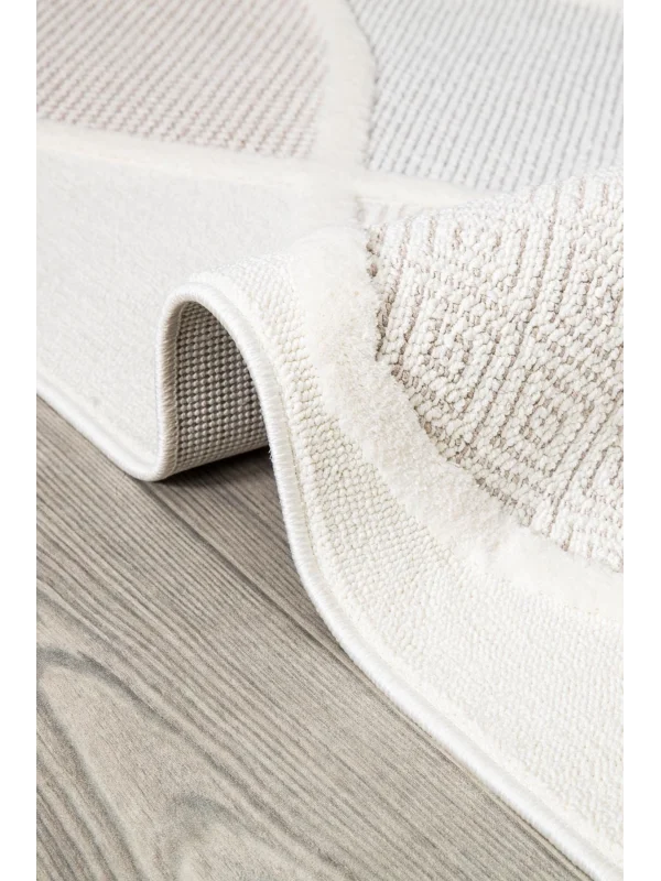 Destan Halı Ipek Lux 11711 Modern İskandinav Hav Toz Vermez Etnik Modern Makine Halısı