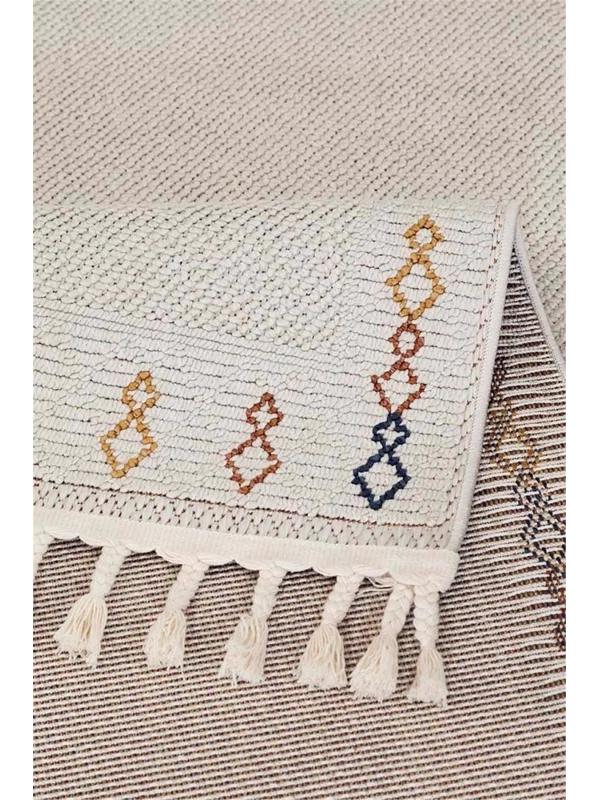 Destan Halı 1755A Modern İskandinav Hav Toz Vermez Etnik Modern Makine Halısı