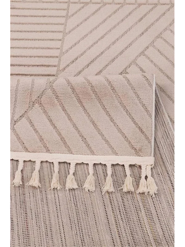 Destan Halı Shazam 2354A Modern İskandinav Hav Toz Vermez Etnik Modern Makine Halısı