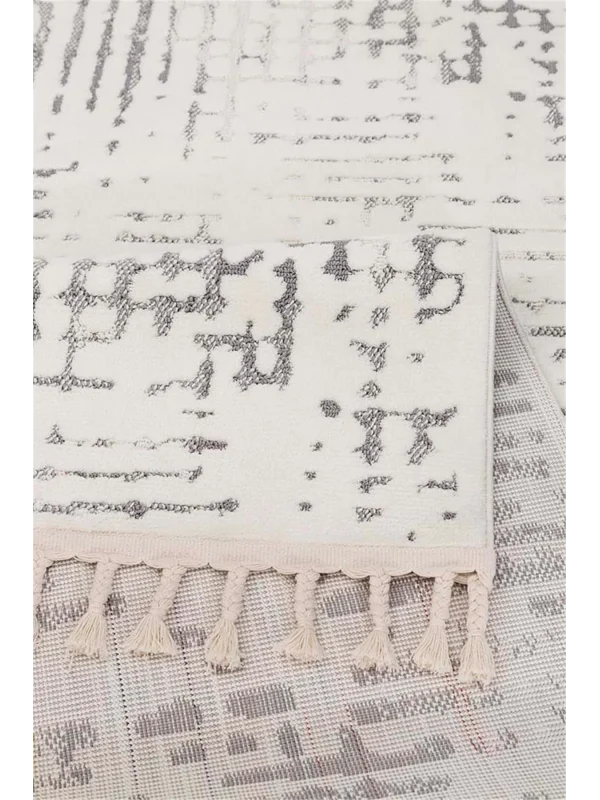 Destan Halı Shazam 2357A Modern İskandinav Hav Toz Vermez Etnik Modern Makine Halısı