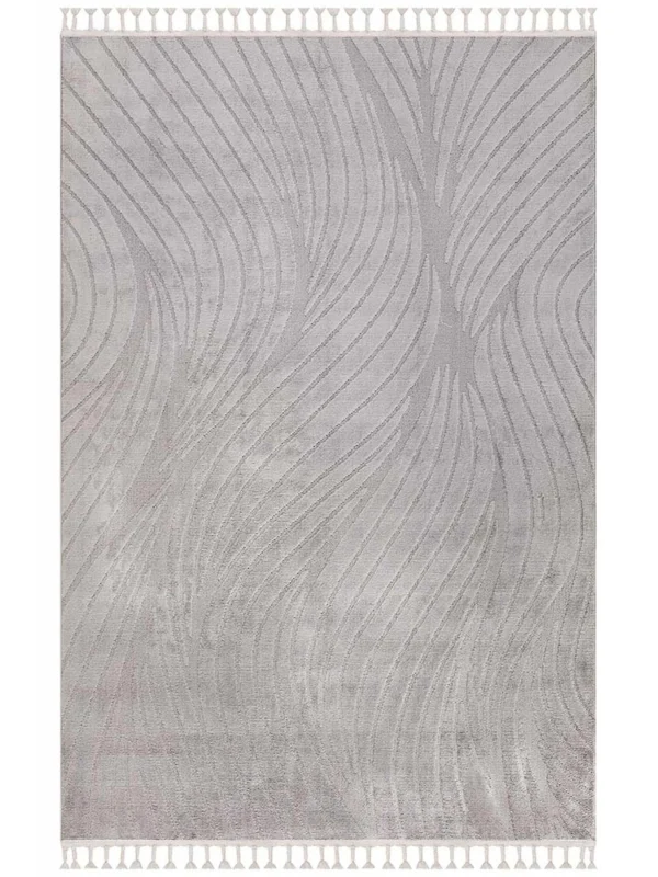 Destan Halı Shazam 2363A Modern İskandinav Hav Toz Vermez Etnik Modern Makine Halısı