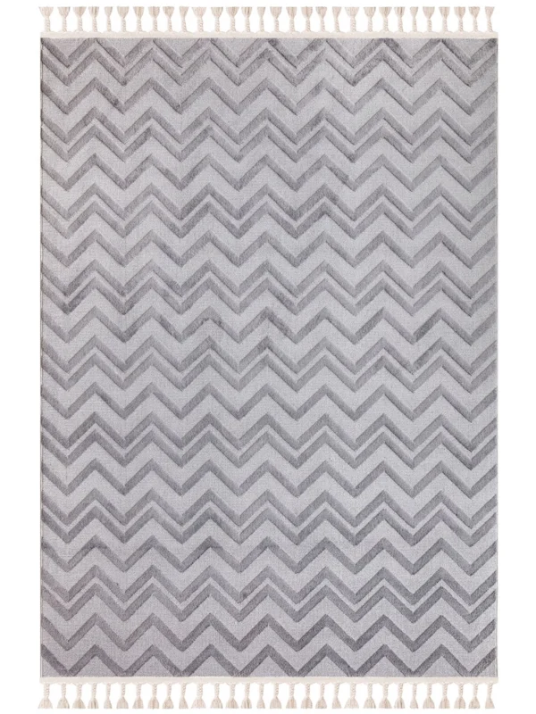 Destan Halı Ipek Lux 11702 Modern İskandinav Hav Toz Vermez Etnik Modern Makine Halısı