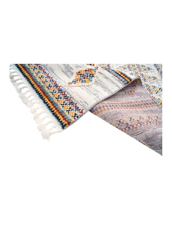 Destan Halı Sumatra 351 Master Karışık Renkli Bohem Salon-oturma Odası Halısı Iskandinav Desenli