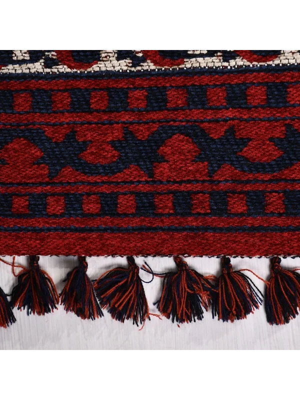 TÜRKMEN KİLİM 04 Makinede Yıkanabilir Türkmen Desenli Dokuma Kilim