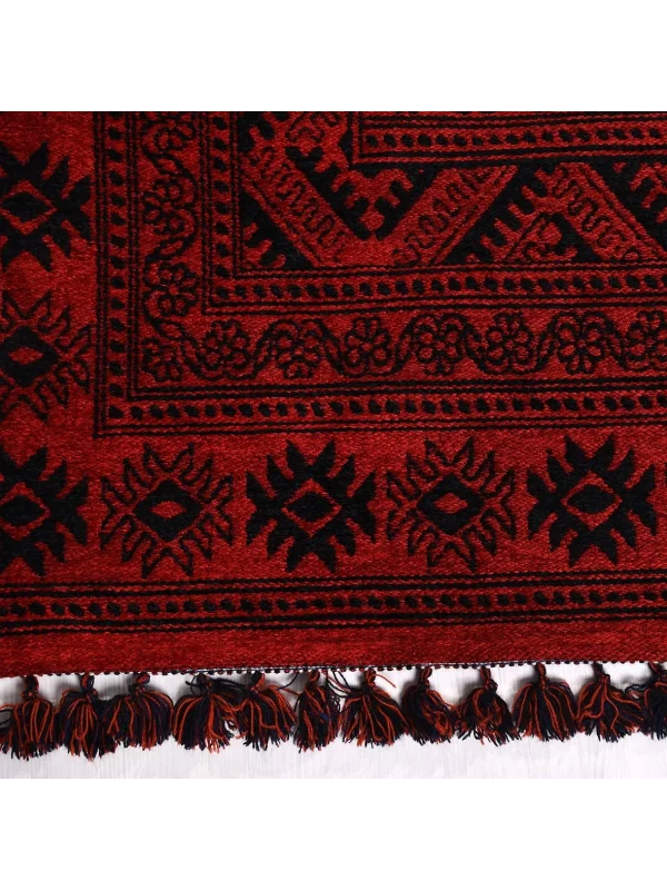 TÜRKMEN KİLİM 05 Makinede Yıkanabilir Türkmen Desenli Dokuma Kilim