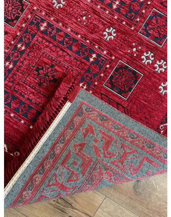 Destan Halı AN03 Anadolu Kilim Etnik Desenli Makinede Yıkanabilir Halı