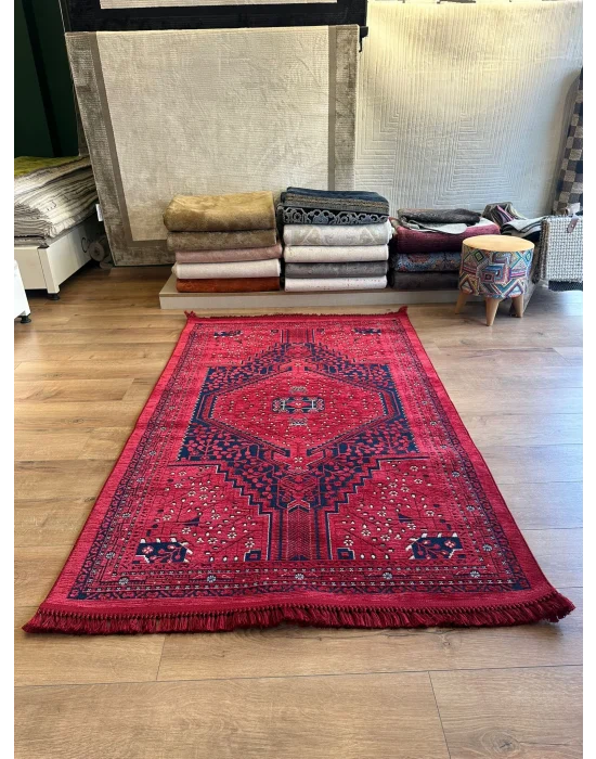 Destan Halı AN04 Anadolu Kilim Etnik Desenli Makinede Yıkanabilir Halı