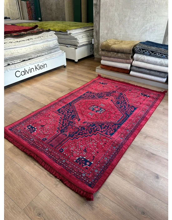 Destan Halı AN04 Anadolu Kilim Etnik Desenli Makinede Yıkanabilir Halı