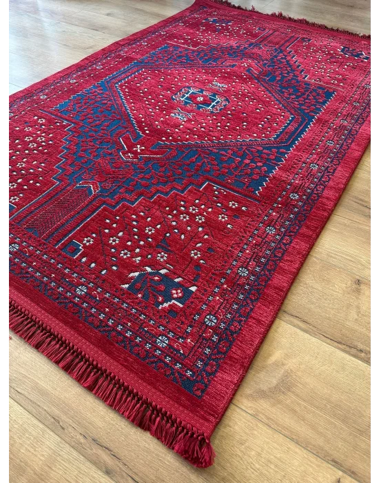 Destan Halı AN04 Anadolu Kilim Etnik Desenli Makinede Yıkanabilir Halı