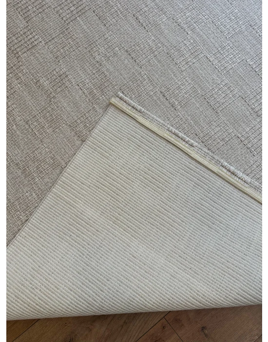 Destan Halı EU1 Sisal Bordürlü Çerçeveli Jüt Sisal Modern Makinada Yıkanabilir Halı