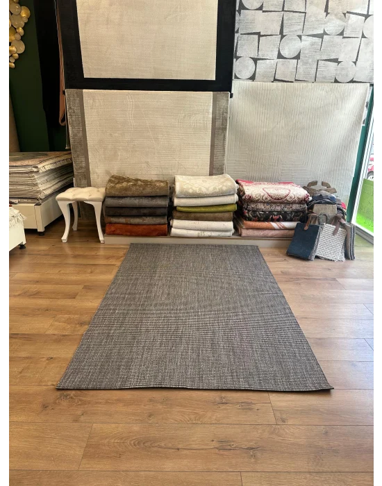 Destan Halı EU2 Sisal Bordürlü Çerçeveli Jüt Sisal Modern Makinada Yıkanabilir Halı