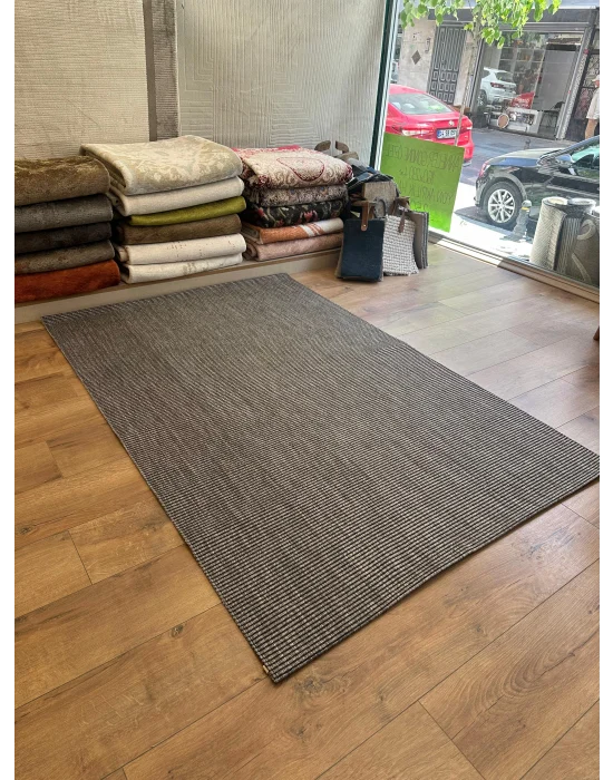 Destan Halı EU2 Sisal Bordürlü Çerçeveli Jüt Sisal Modern Makinada Yıkanabilir Halı