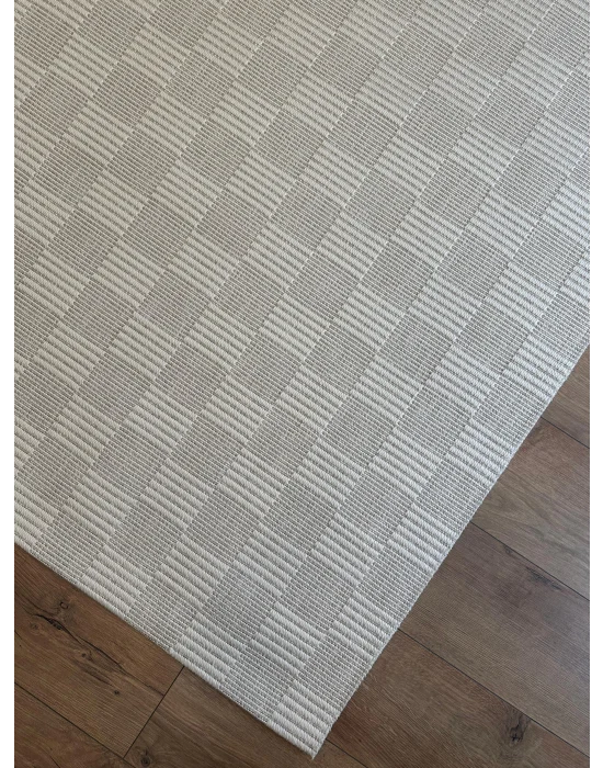 Destan Halı EU3 Sisal Bordürlü Çerçeveli Jüt Sisal Modern Makinada Yıkanabilir Halı