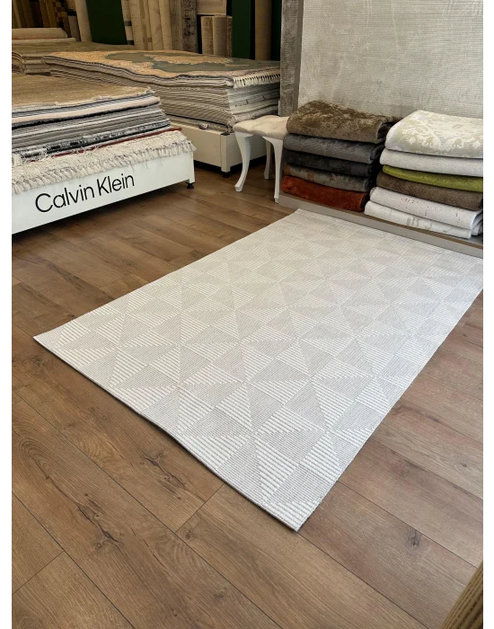 Destan Halı EU5 Sisal Bordürlü Çerçeveli Jüt Sisal Modern Makinada Yıkanabilir Halı