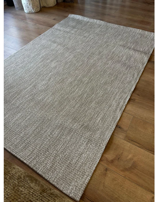 Destan Halı EU7 Sisal Bordürlü Çerçeveli Jüt Sisal Modern Makinada Yıkanabilir Halı