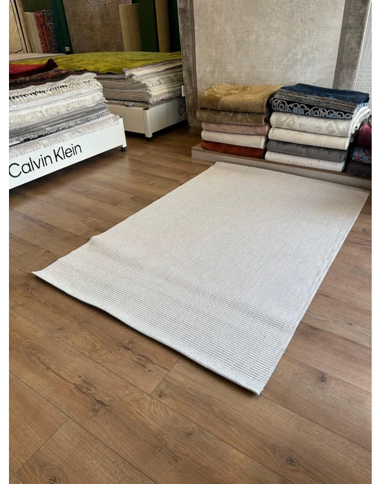 Destan Halı EU6 Sisal Bordürlü Çerçeveli Jüt Sisal Modern Makinada Yıkanabilir Halı