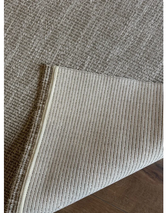 Destan Halı EU7 Sisal Bordürlü Çerçeveli Jüt Sisal Modern Makinada Yıkanabilir Halı