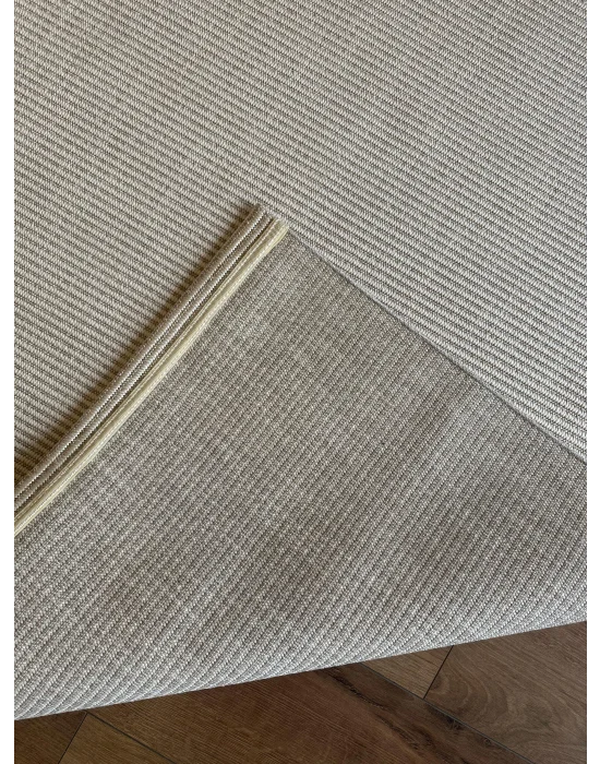 Destan Halı EU6 Sisal Bordürlü Çerçeveli Jüt Sisal Modern Makinada Yıkanabilir Halı