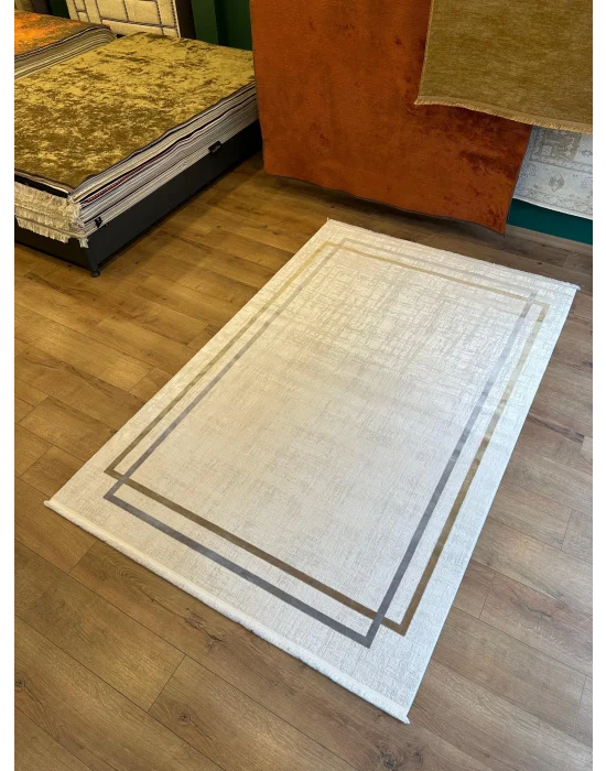 Destan Halı Quasar Yumuşak ve Parlak Tuşeli Modern Salon Halısı 8509