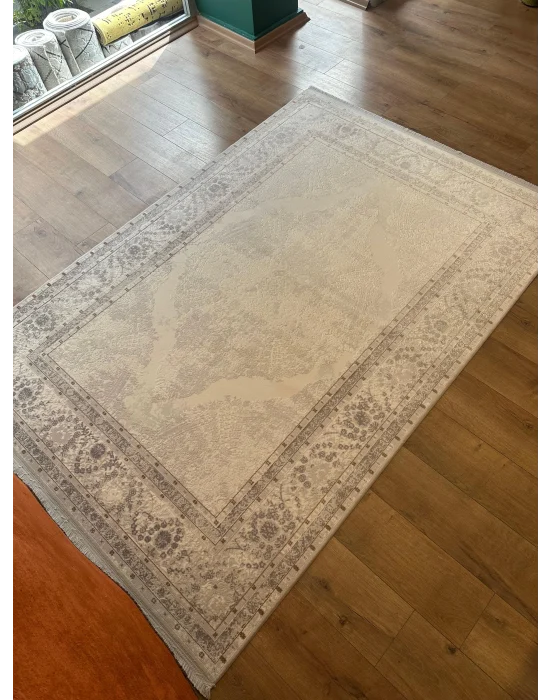 Destan Halı Quasar Yumuşak ve Parlak Tuşeli Modern Salon Halısı A341F