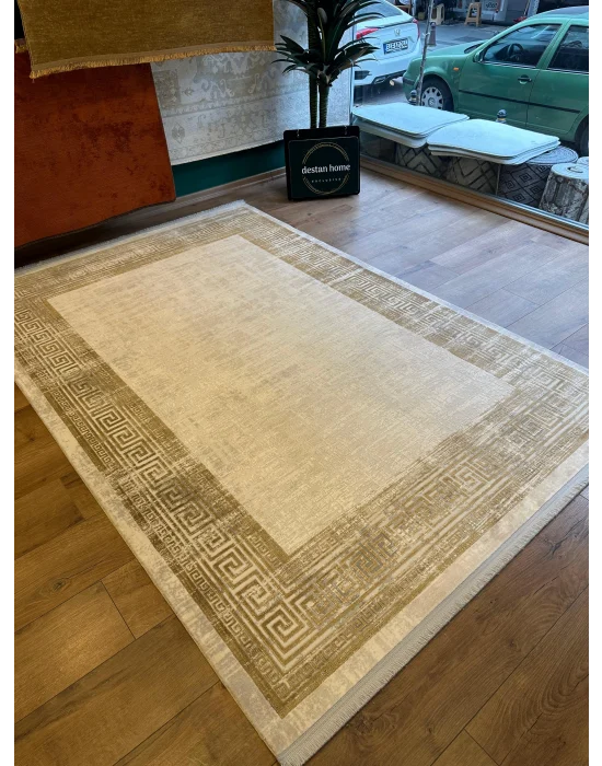 Destan Halı Quasar Yumuşak ve Parlak Tuşeli Modern Salon Halısı A342F