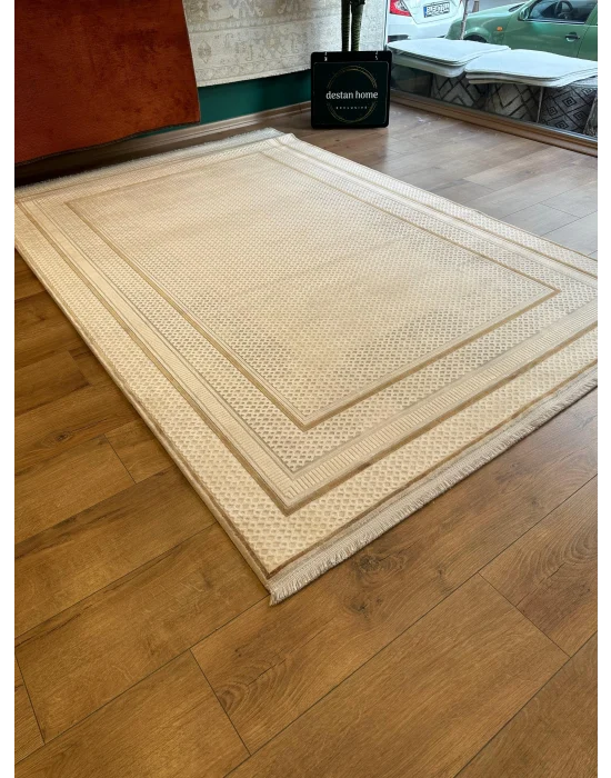 Destan Halı Quasar Yumuşak ve Parlak Tuşeli Modern Salon Halısı A344F