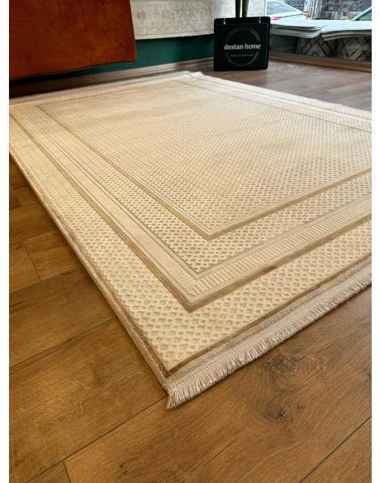 Destan Halı Quasar Yumuşak ve Parlak Tuşeli Modern Salon Halısı A344F