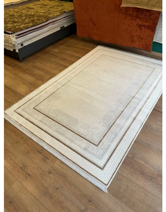 Destan Halı Quasar Yumuşak ve Parlak Tuşeli Modern Salon Halısı A344F