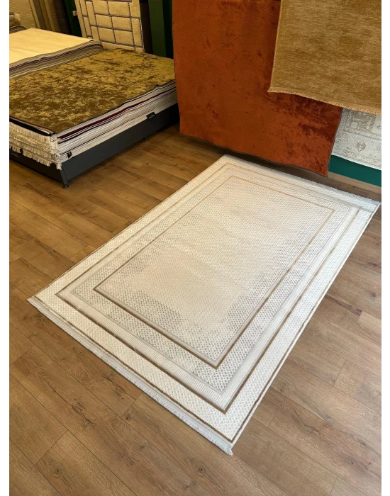 Destan Halı Quasar Yumuşak ve Parlak Tuşeli Modern Salon Halısı A344F