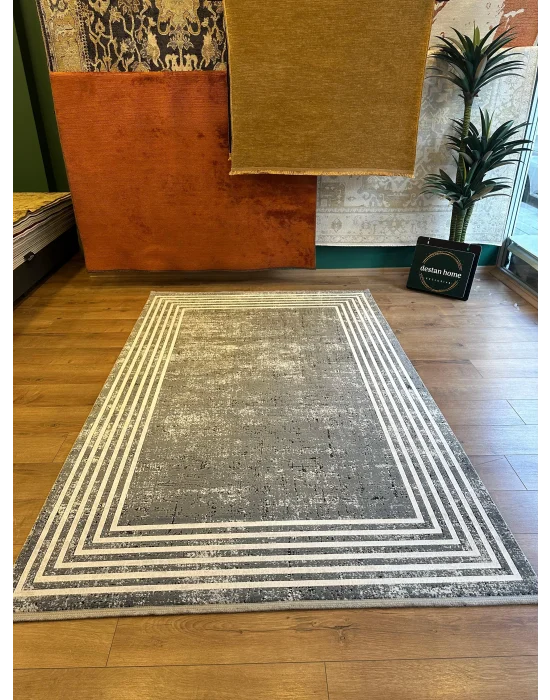 Destan Halı Quasar Yumuşak ve Parlak Tuşeli Modern Salon Halısı A346F