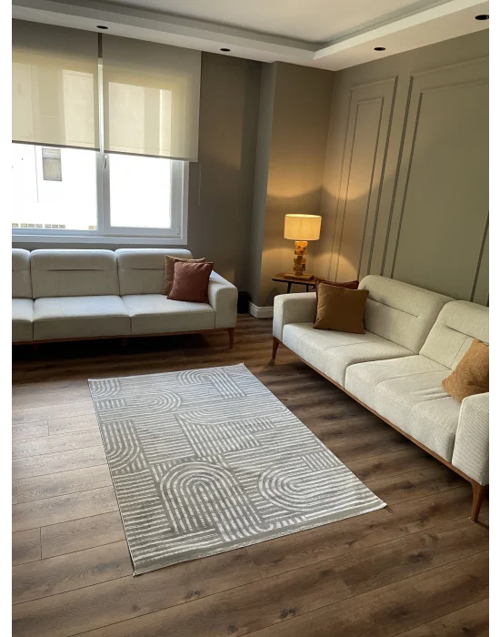 Destan Halı Saten Bambu Kaymaz Yıkanabilir İnce Dokuma Halı 04