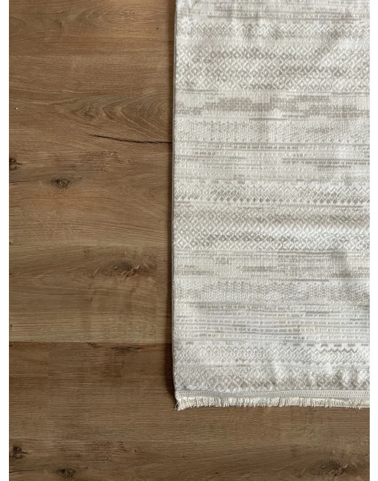 Destan Halı Saten Bambu Kaymaz Yıkanabilir İnce Dokuma Halı 12