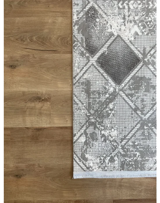 Destan Halı Saten Bambu Kaymaz Yıkanabilir İnce Dokuma Halı 15